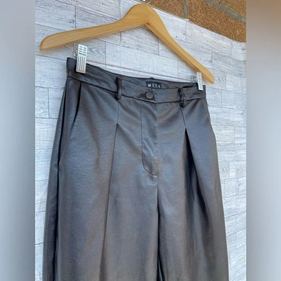 Seta Apparel Women's Leather Baggy Pants small - Picture 6 of 12